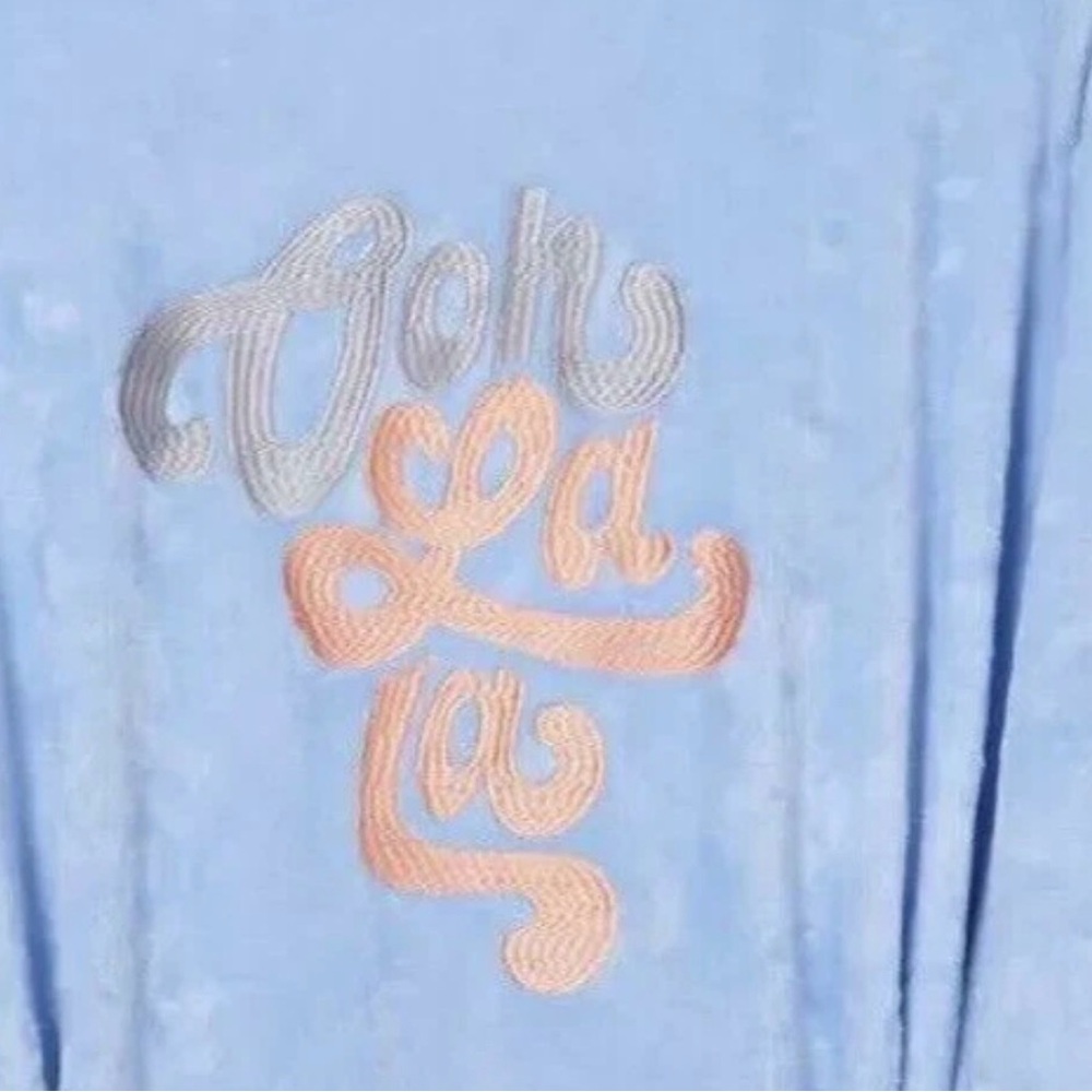 Light Blue Women's Robe - Picture 3 of 5